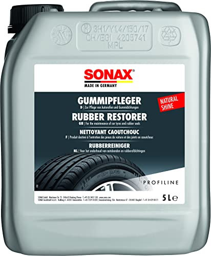 SONAX PROFILINE GummiPfleger (5 Liter) reinigt und pflegt alle Gummiteile am Auto und hält sie elastisch, Art-Nr 03405050