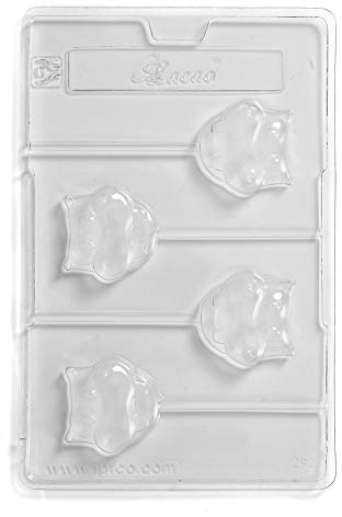 Moule Sucettes Chocolat-Hippo - 4 pièces