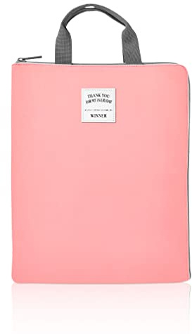 iSuperb® A4 Dokument Organizer Tasche Halter iPad Tasche Fall wasserdicht geräumige Tasche für Männer Frauen 35 * 27cm rose