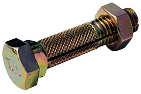 Tie Down Engineering - Nuts & Bolts - Ground Anchor Brackets and Straps - Slotted Bolt and Nut (Pack of 8)