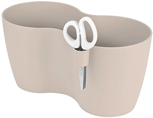 ELHO 8121541548100 Kräutertopf Brussels Duo L sand Kunststoff, ø15x14,6cm