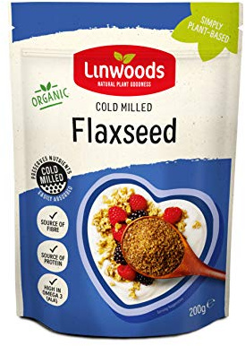 Linwoods Graines de lin bio moulées 200 g (lot de 12)