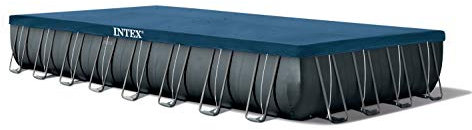 Copripiscina adatta alla Ultra frame rettangolare 732x366 cm Intex 18936