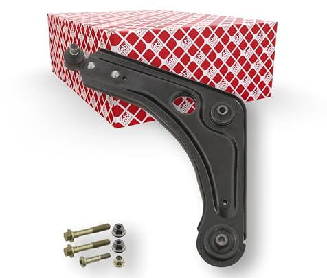 febi bilstein 33115 Querlenker mit Anbaumaterial, Lager und Gelenk, 1 Stück | Kompatibel mit: FORD ESCORT CLASSIC, ESCORT CLASSIC Turnier, ESCORT V, ESCORT V Cabriolet, ESCORT V Express