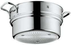 WMF Dämpfereinsatz 24 cm, Gemüse-/ Kartoffeldämpfer, Cromargan Edelstahl poliert, spülmaschinengeeignet