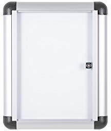 Bi-Office Anslagstavla Enclore Extra, Magnetisk Yta Av Lackerat stål, Anslagstavla Med Inomhus Gjuten aluminium, Storlek: 306 x 376 mm - 1xA4