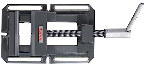 KAKA INDUSTRIAL Drill Press Vise,8-Inch Heavy-Duty Drill Press Vise, Low-Profile Cast Iron Milling Machine Vice for Precision Metalworking​ TSL-200