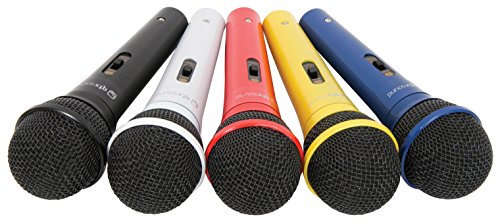 QTX 173.854UK Coloured Microphones (Set of 5)
