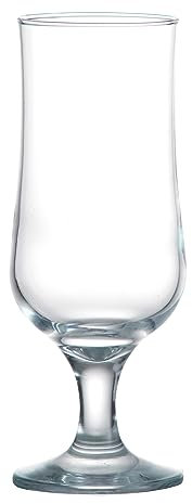 Ravenhead, bicchiere da birra con stelo, della collezione Tulip, in vetro trasparente, 40cl cl, confezione da 4 bicchieri