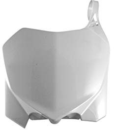 Acerbis Front Number Plate - White, Colour: White 2042210002