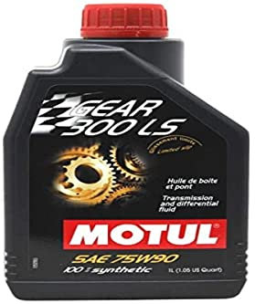 Motul 110070 Gear 300 LS Motoröl, 75 W-90, 1 L, BLACK