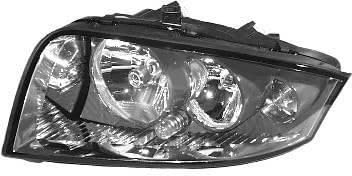 Van Wezel Scheinwerfer H7/H3 automatisch einstellb 0302961V links | Kompatibel mit: AUDI A2