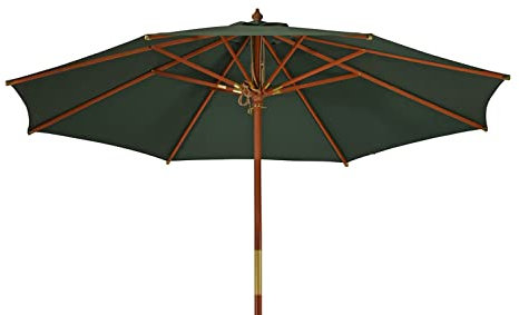 Kai Wiechmann Sonnenschirm 350 cm grün edel Windauslass UV-Schutz 50