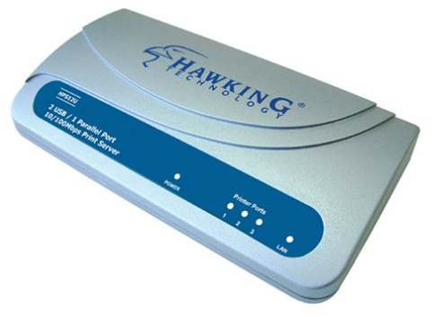 Hawking 2 USB + 1 Parallel Internet Print Server PS12U - Print server - EN, Fast EN - 10Base-T, 100Base-TX - 3 ports