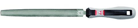 Bellota 4003-6 FIN. MB - Lima de media caña para mecánico, fina (mango bimaterial, 6)