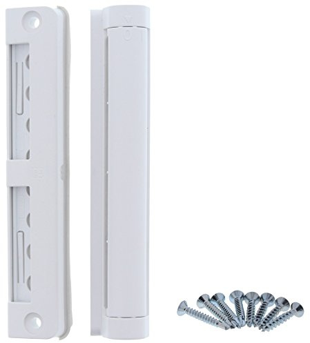 Siegenia Aeromat Mini ventilateur pliant standard avec bouchon rotatif 9016 et jeu de vis ToniTec® KL-FR 8