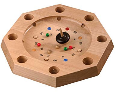 Philos 3116 - Tiroler Roulette Octagon aus Buche, Aktionsspiel