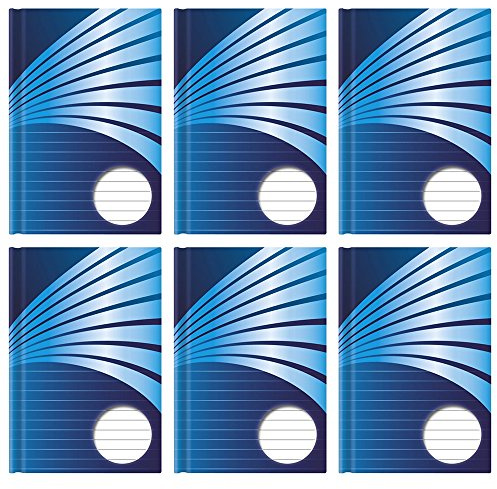 Stylex® Kladde A5 weiße Blätter 6 Stück Notizbuch 76380 liniert