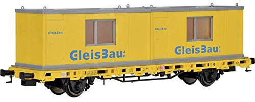 Kibri 26268 - H0 Niederbordwagen mit 2 Containern, Fertigmodell, gleisbau
