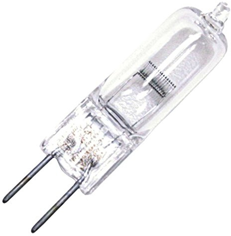 OSRAM 54263 150 WATT, 24 V, 4500 LUMENS, 50 Life HRS, Base: G6.35, Bulb, Clear, Filament: C-6, Halogen, T5 Shape