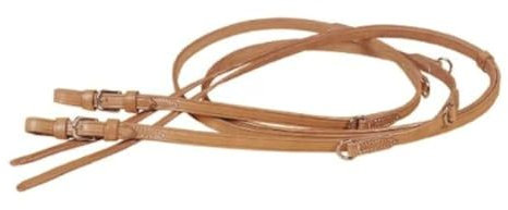 Tory Leather Split-German Martingal Zgel fr Pferd, Klassisch, Leder, Einfarbig, Sattelzeug, Reins