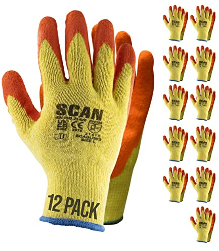 Scan-Knit-Shell-Latexhandschuhe grün - extra groß (Größe 10) (Pack 12)
