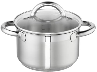 Schulte-Ufer Bratentopf Loop, 16cm, ca. 1,4 l, mit Glasdeckel