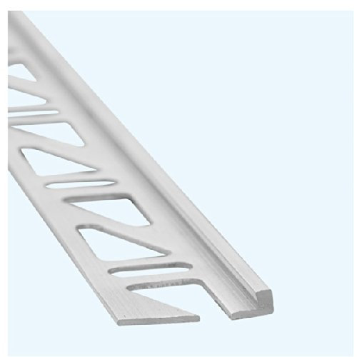 Fliesenprofil / Fliesenabschlussprofil / Trennschiene für Fliesenabschlüsse, Edelstahl, Höhe: 12,5 mm