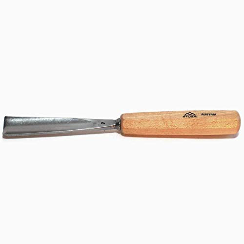 Stubai Stechbeitel lang poliert, Form 7, 4 mm, 550704