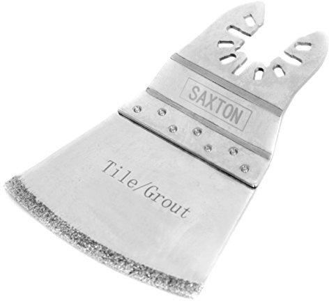 Saxton Diamond End Cut Blade for Dewalt Erbauer Stanley Black & Decker Worx Oscillating Multitools