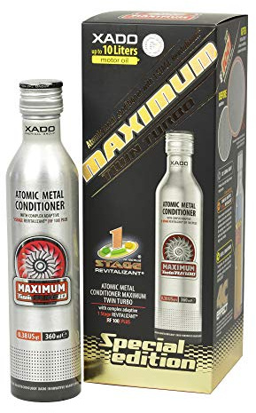 XADO XA 40028 Atomic Metal Conditioner 1 Stage Maximum TwinTurbo (Box, Bottle 360 ml)