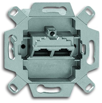 Busch-Jaeger 217 UAE-Anschlussdose, RJ 45, Cat. 5e, geschirmt