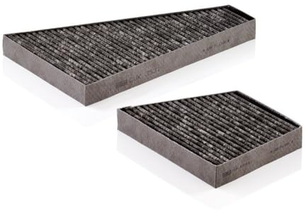 MANN-FILTER, CUK 35 000-2 Innenraumfilter, mit Aktivkohle | Für PKW, Staub- und Pollenfiltration, Geruchsreduzierung, Echte OE-Technologie