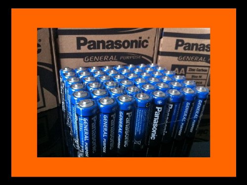 48 X Panasonic (1 Scatola) Batterie Aa R6 1,5 V