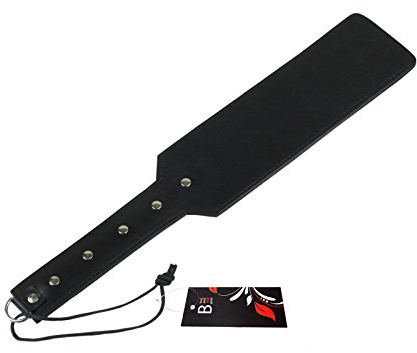 AZOTADOR grande de PIEL DE BÚFALO HECHO A MANO - 100% piel de búfalo Azotador erótico, pala, látigo para SM, BDSM y bondage