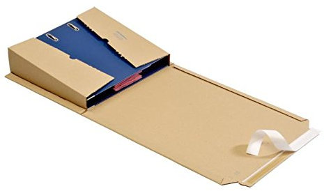 6 St OPB - ORDNERPAC® Ordner-Versandboxen, Ordner-Versandkartons, Ordnerverpackung, Ordnerversandverpackung 320 * 290 * 35-80 mm