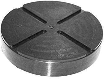 Gummiprodukt 123x25mm Gummiauflage für z. Bsp. Ravaglioli Hebebühne Gummi-Unterlage Auflage Rangier-Wagen-Heber rund Klotz Puffer Reifen-Wechsel LKW Räder KFZ Auto Tuning Zubehör