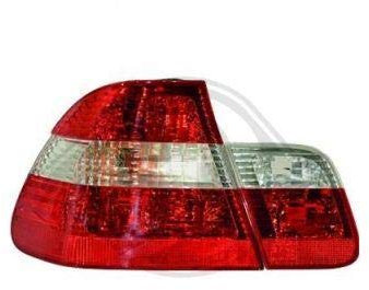 in.pro. 1214496 HD Rückleuchten Kristall BMW E46 Baujahr: 98-01 2001, 4-türig, rot-weiß