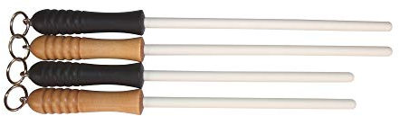 Idahone Fine Ceramic Sharpening Rod (12, Natural Handle) by Idahone