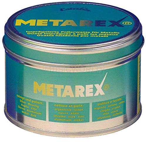 aS Arnolds Sons Metarex Polierwatte und Politur für alle Metalle - 100 Gramm Dose