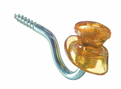 Weidezaun Schlitzisolator Herkules 6mm Stütze transparent gelb (25er Pack)