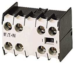 Eaton DILEM Hilfskontakt 4-polig Frontbefestigung, 2 Öffner/2 Schließer mit Schraube Anschluss 4 A, 220 V dc, 500V ac
