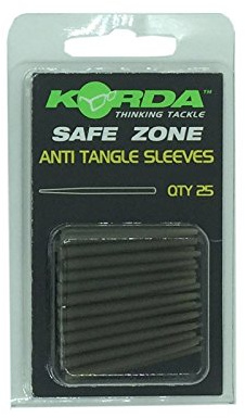 Korda Safe Zone Anti Tangle Sleeves - 25 Tubes, Sleeves, Gummischlauch für Karpfenmontagen
