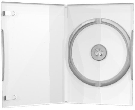 5 DVD CD Hüllen 14mm glasklar transparent