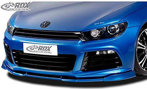RDX Spoiler delantero Scirocco 3 R (2009-2014) Alerón delantero frontal VARIO-X | Compatible con Volkswagen Scirocco III R 2009-2014 (PU)