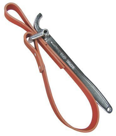 KATSU Oljefilter remnyckel 23 cm multifunktion slitstark stark kromvanadin stålhandtag justerbart bälte oljefilter skiftnyckel 450183