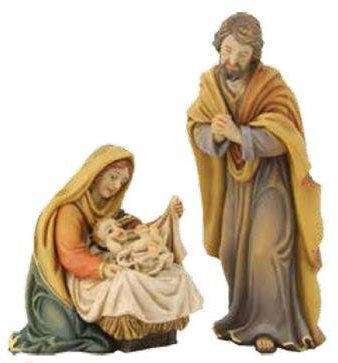 Unbekannt Krippenfiguren Heilige Familie 3tlg. Set geeignet für 10cm Figuren