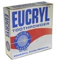 Tres paquetes de polvo de dientes Eucryl Original de Eucryl