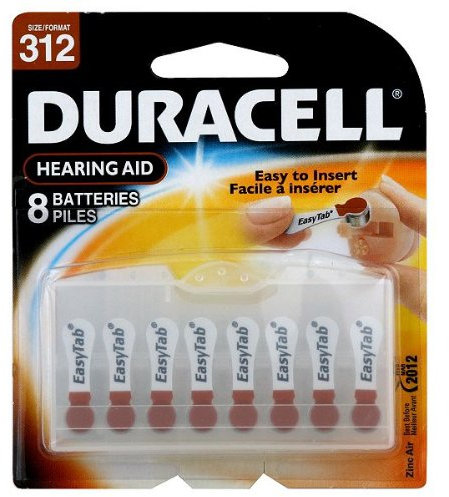 Duracell Hearing Aid Batteries Pack of 30 da312b8-lot 8