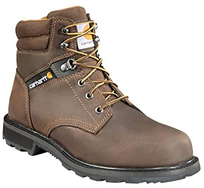 Carhartt Men's Traditional Welt 6 Steel Toe Work Boot, Light Brown Oil Tanned, 11.5 W US